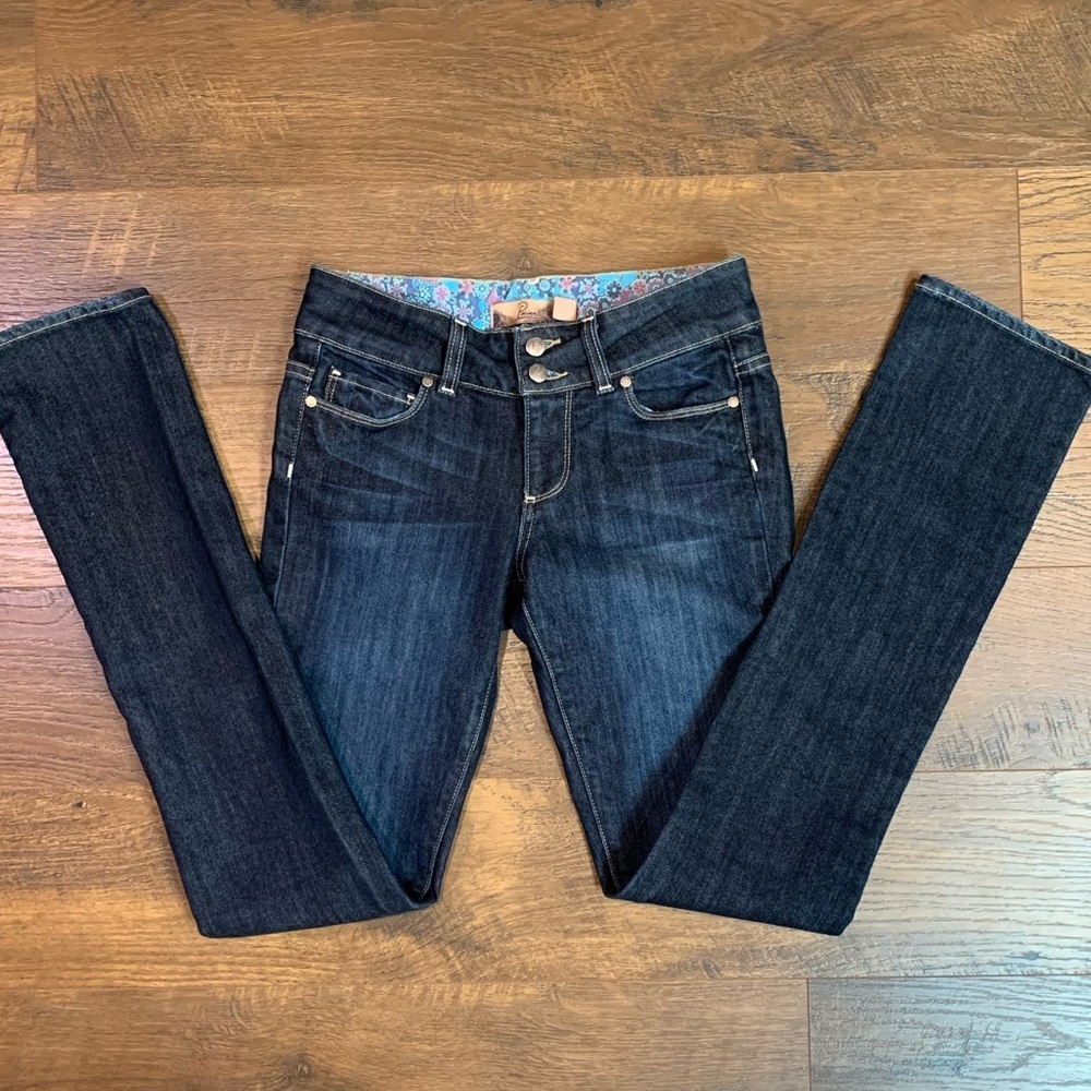 PAIGE Hidden Hills premium denim‎ jeans dark wash